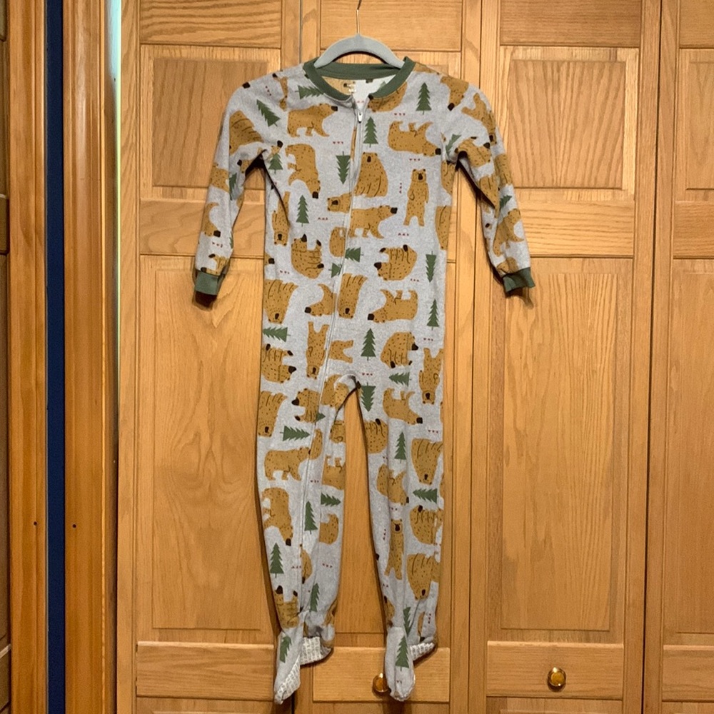 Carter’s Boys Fleece Footie Pajamas Size 6/6A